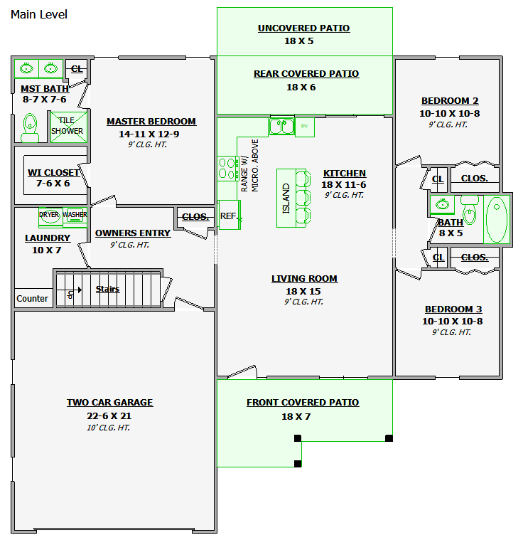 Floor plan - 602 North Street New Home in Mount Sterling, IL