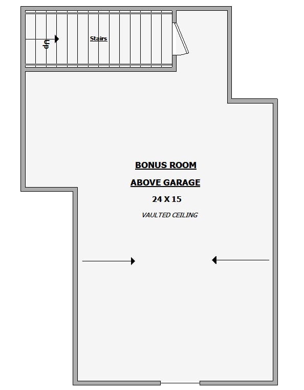 605 W North Street Bonus Room Plan