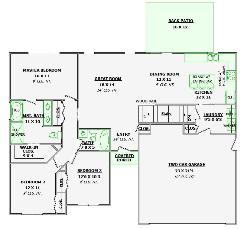 605 W North Street Floor Plan