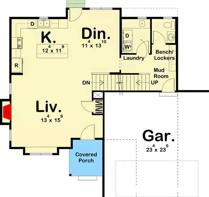 622 Neylon Street Floor Plan