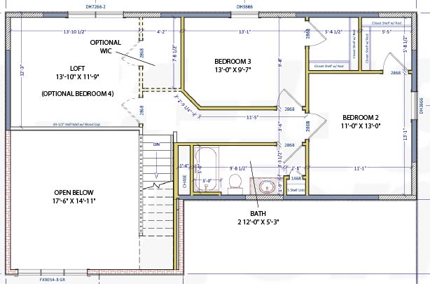 Home 6, 622 W North Street, Granger 2nd Floor Plan